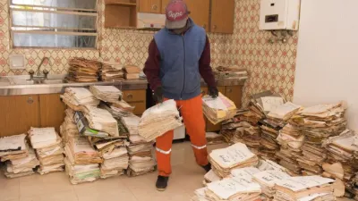 Realizaron la despapelización del Archivo del Ministerio de Gobierno y justicia