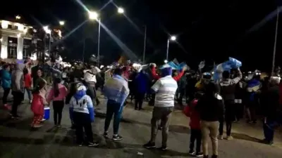 festejos Paraná Argentina campeón