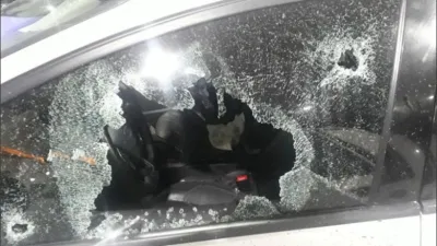 auto baleado jefe de Policía Federal Santa Fe