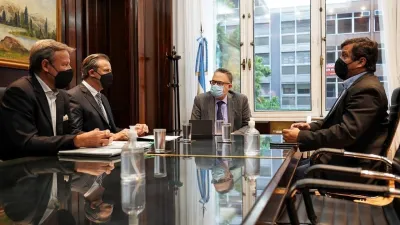 Bahl presentó proyectos de inversión para la ciudad al ministro Kulfas