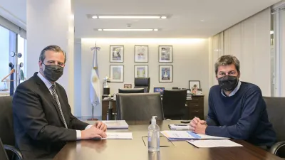 Bahl se reunió con el ministro Lammens