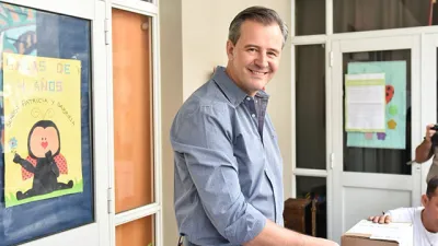 Adán Bahl voto en las PASO