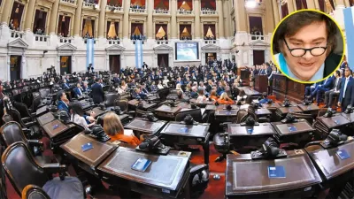 Bajísima asistencia. La Cámara baja y el Senado reúnen 329 bancas, pero faltó más de la mitad por el éxodo que afectó a Milei.