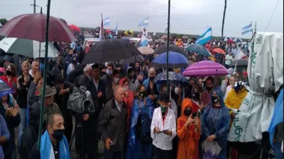 movilización de productores Casa Nueva