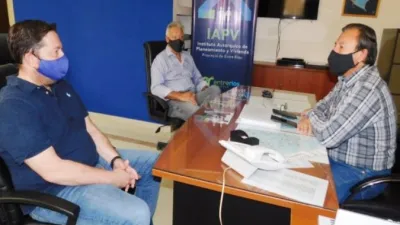 Marcelo Bisgoni con Néstor Iván Szczech y Miguel Marizza