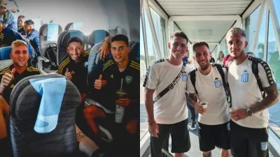 Fútbol: Boca y Racing llegaron a Abu Dhabi para jugar la Supercopa Internacional