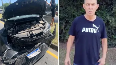 Ricardo Bochini protagonizó un violento choque automovilístico pero está afuera de peligro