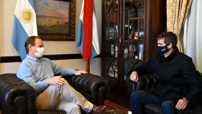 Bordet repasó con Cresto la agenda de obras públicas de Nación en Entre Ríos