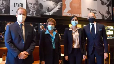 Bordet delineó un trabajo de cooperación comercial y cultural con la embajadora de Israel