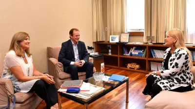 Bordet junto a Romero y Losardo