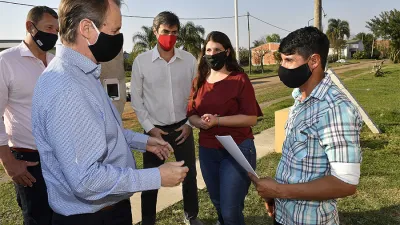 El gobernador Gustavo Bordet ratificó la asignación de nuevos fondos para seguir adelante con el Programa Provincial Primero tu Casa.