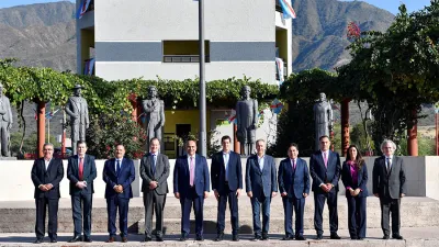 El gobernador participó de la XXII Reunión Plenaria del Comité de Integración Atacalar Argentina-Chile.