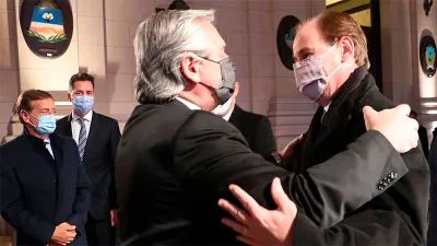 Bordet con Fernández 