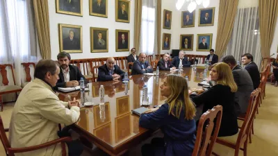 Bordet con presidentes de bloques