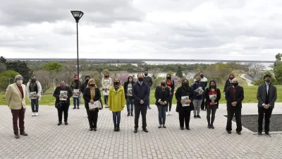 Bordet, Stratta y Paira con microemprendedores