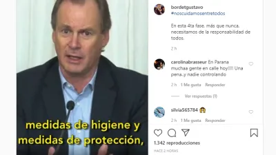 mensaje Bordet por la pandemia