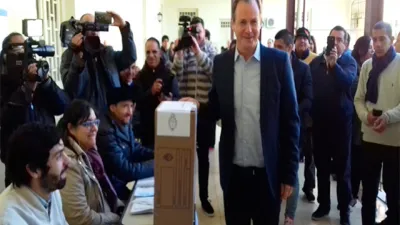 Bordet votando en las PASO
