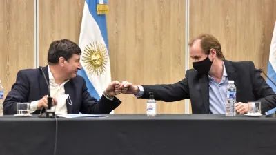 Bordet y Arroyo acordaron microcréditos y acciones para la primera infancia