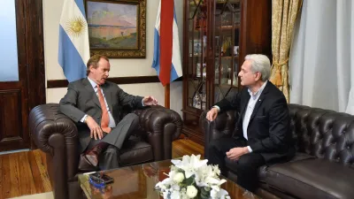 Bordet dialogó con el diputado Solanas sobre la agenda política e institucional