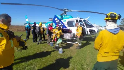 Instalaron operativos por incendios detectados en islas frente a Villa Constitución