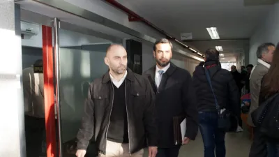 Germán Buffa y su abogado