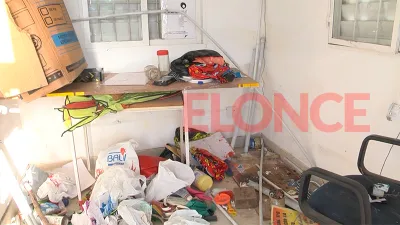 calesita destrozada Puerto Paraná