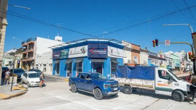 Este martes se liberó el tránsito en calle Monte Caseros, por las tareas en calle Gualeguaychú. 