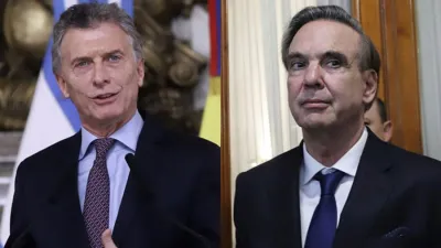 Mauricio Macri y Miguel Ángel Pichetto.