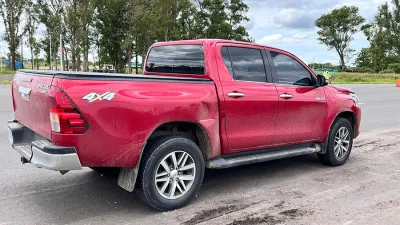 La camioneta como el dinero transportado quedaron secuestrados por orden de la Justicia Federal.