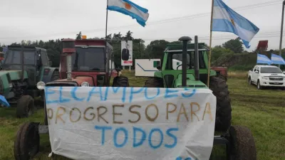 Los productores autoconvocados amenazan con cortes de ruta si se confirman los impuestazos.