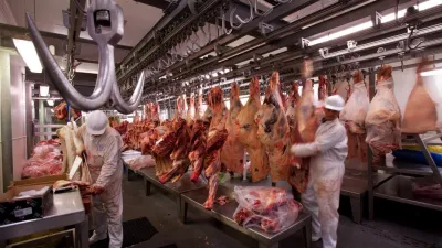 Exportación de carne.