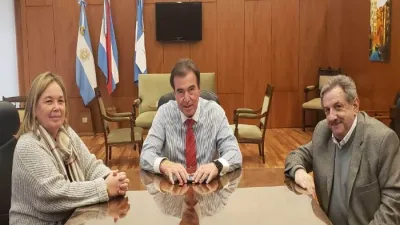 Castrillón y Medina recibieron al director de la Morgue Judicial de la Nación