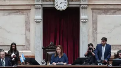 Imagen de archivo de la presidenta de la Cámara, Cecilia Moreau.