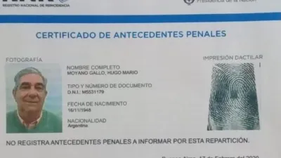 Pese a estar condenado por lesa humanidad, Moyano no registra antecedentes penales