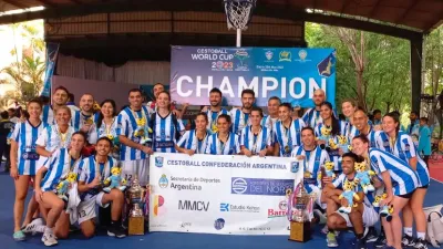 Argentina es doble campeón mundial en cestoball