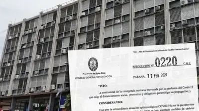 Una disposición del CGE que modifica de hecho el sistema de concursos, generó otro frente de conflicto con los gremios docentes. (Foto montaje: Entre Ríos Ahora).