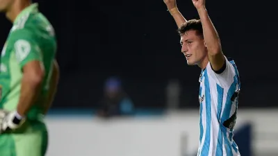 Copa Libertadores: el entrerriano Tomás Chancalay le dio a Racing su primer triunfo
