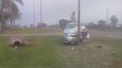 La colisión se produjo en el kilómetro 46 de la RP 20.