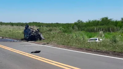 choque fatal ruta 18 Espinillo