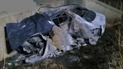 choque, incendio y muerte en ruta 18