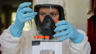 científica laboratorio