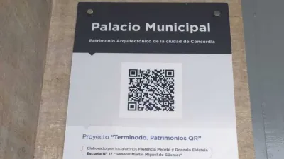 El edificio de la Municipalidad de Concordia ya tiene su código QR