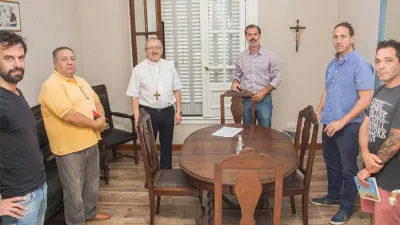 En el marco de la emergencia sanitaria se firmó un convenio en el que se alojarán personas que deban ser aisladas en la “Casa de Encuentro Virgen Peregrina” de Gualeguaychú.