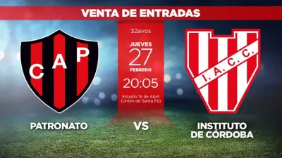 Copa Argentina: el jueves se pondrán a la venta las entradas para los hinchas de Patronato