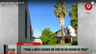 Imagen captada de la TV. Los jóvenes que egresan de las Residencia Socio-Educativa les cuesta obtener un trabajo estable.