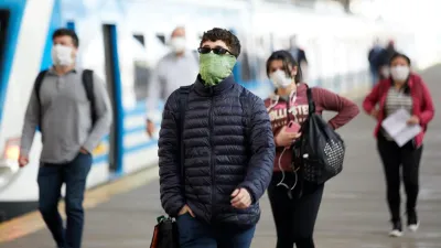 coronavirus barbijos transporte