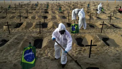 coronavirus entierro Brasil