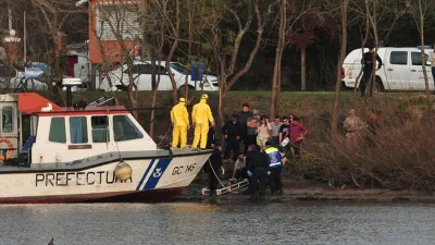 Fabio Crortesi fue encontrado sin vida el miércoles pasado, flotando en las aguas del río Gualeguaychú. (Fotografía Gentileza Ricardo Santellán).