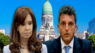 Cristina Kirchner y Sergio Massa