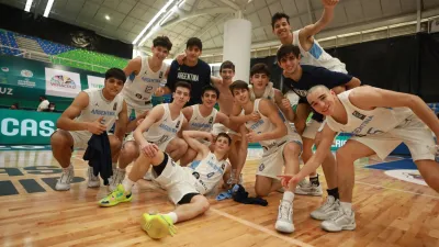 Con el entrerriano Respaud, Argentina clasificó al Mundial U17 de básquet